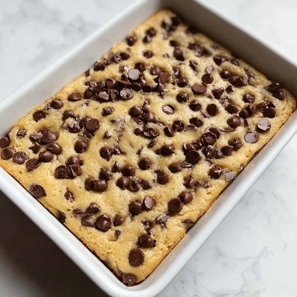 Chocolate Chip Cake Mix Cookie Bars Recipe - Recipe Image