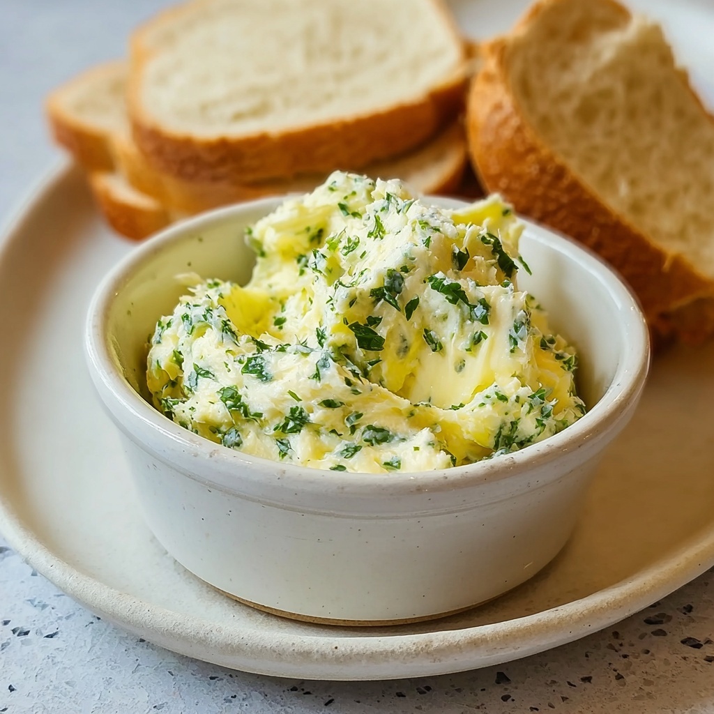 Easy Homemade Garlic Bread Spread Recipe - Recipe Image