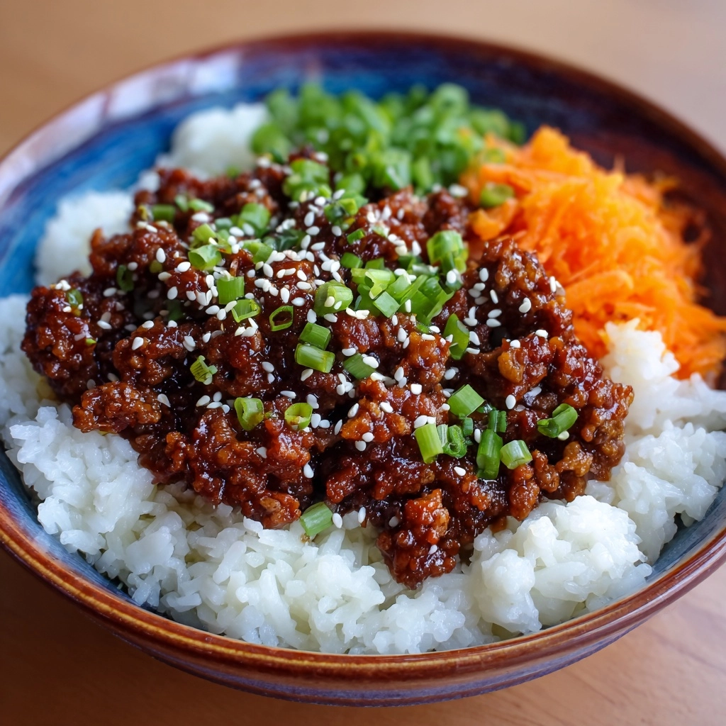 Healthy Ground Turkey Teriyaki Rice Bowl Recipe - Recipe Image