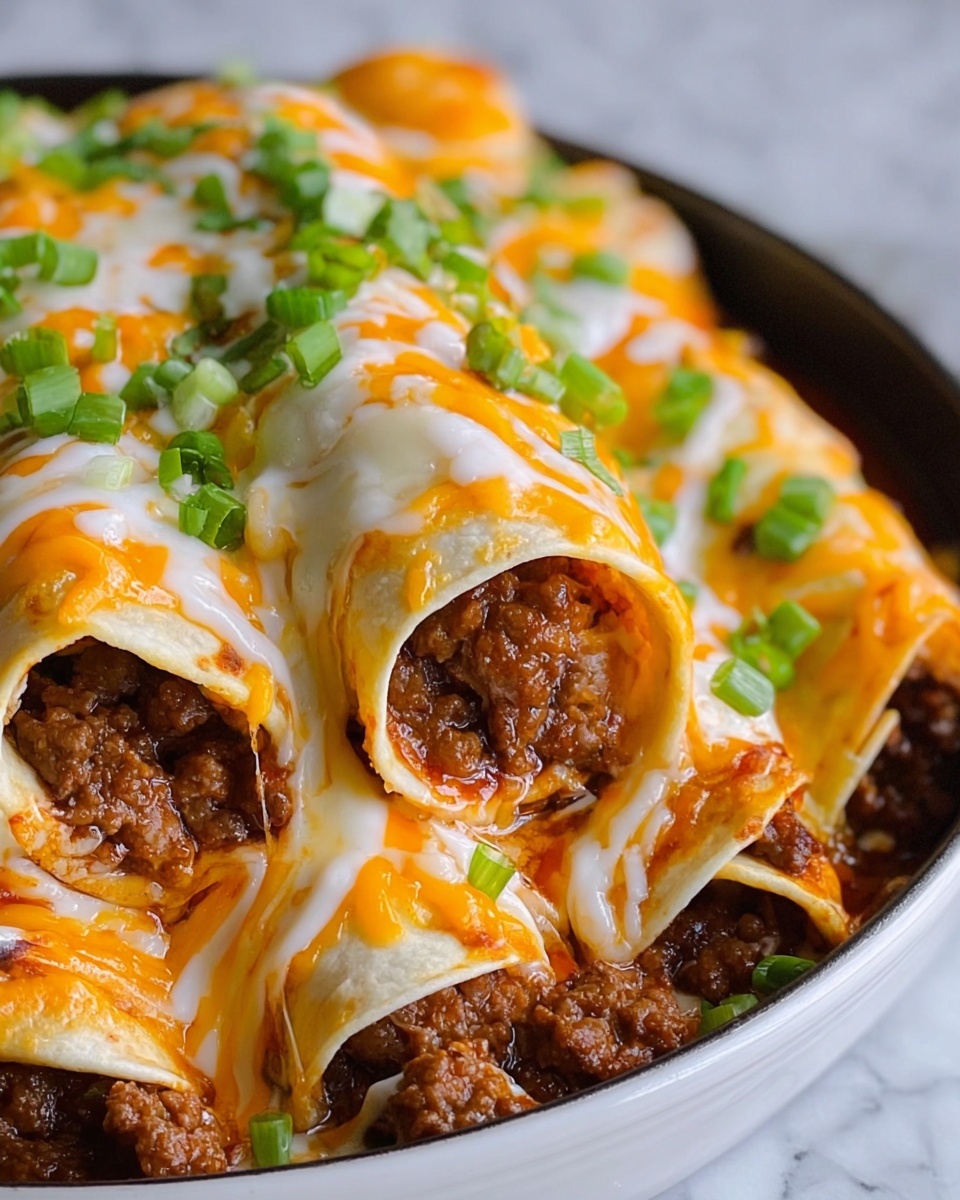 Cheesy Beef Taco Roll Ups Recipe - Recipe Image