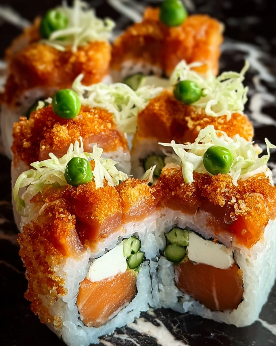 Crunchy Salmon Roll Recipe - Recipe Image