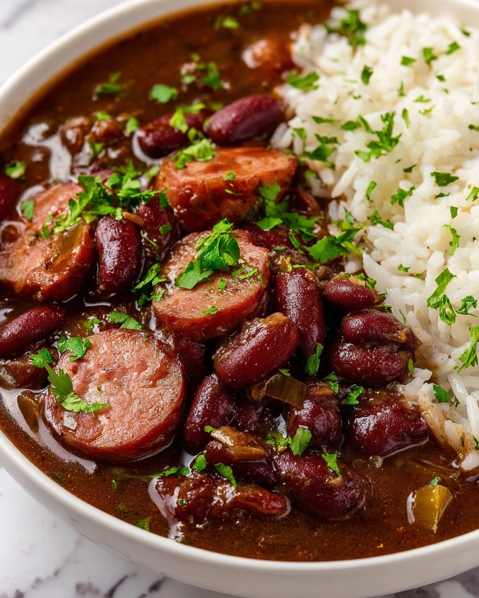 Authentic Cajun Red Beans and Rice Recipe - Recipe Image