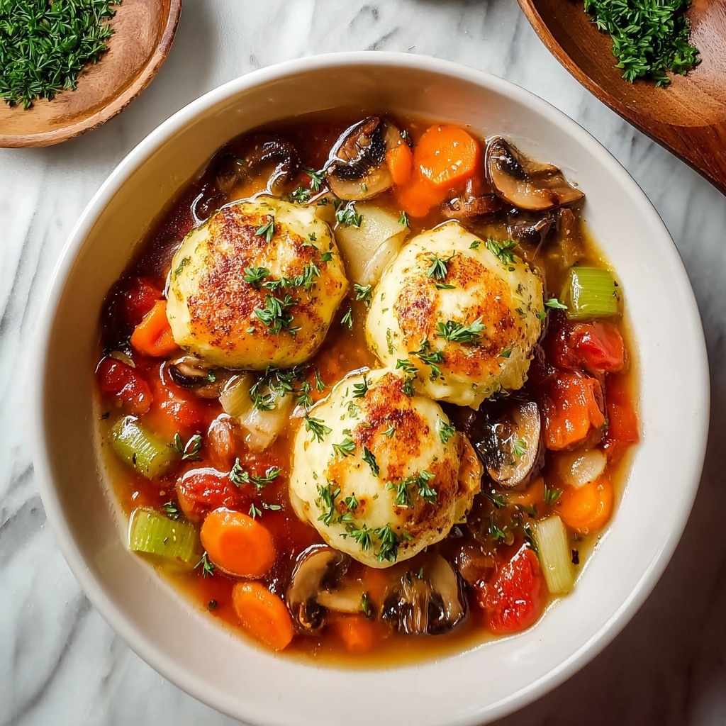 Vegan Dumpling Stew Recipe - Recipe Image