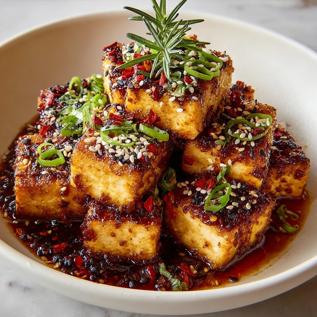 Crispy Honey Garlic Tofu Recipe - Recipe Image