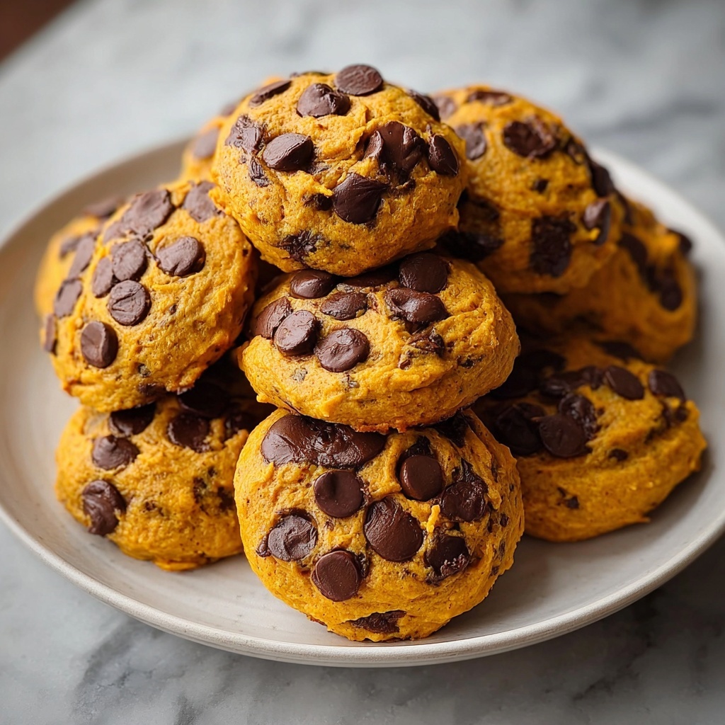 Chewy Pumpkin Chocolate Chip Cookies Recipe - Recipe Image