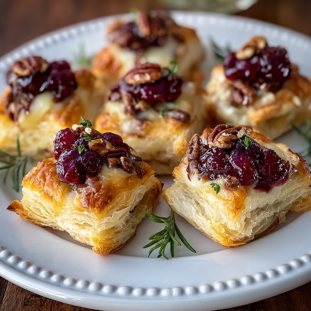 Cranberry Brie Bites Recipe - Recipe Image