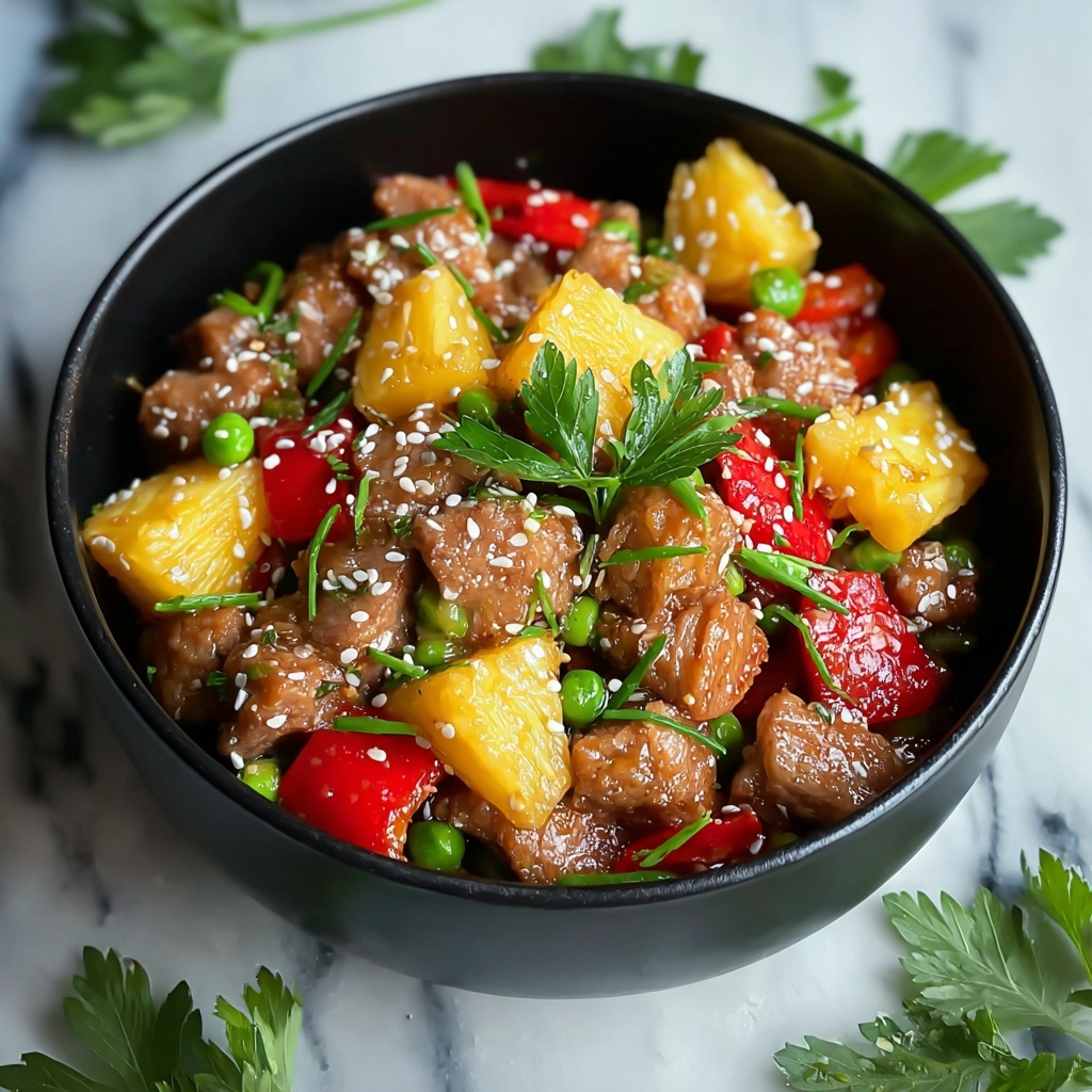 Pineapple Pork Recipe - Recipe Image