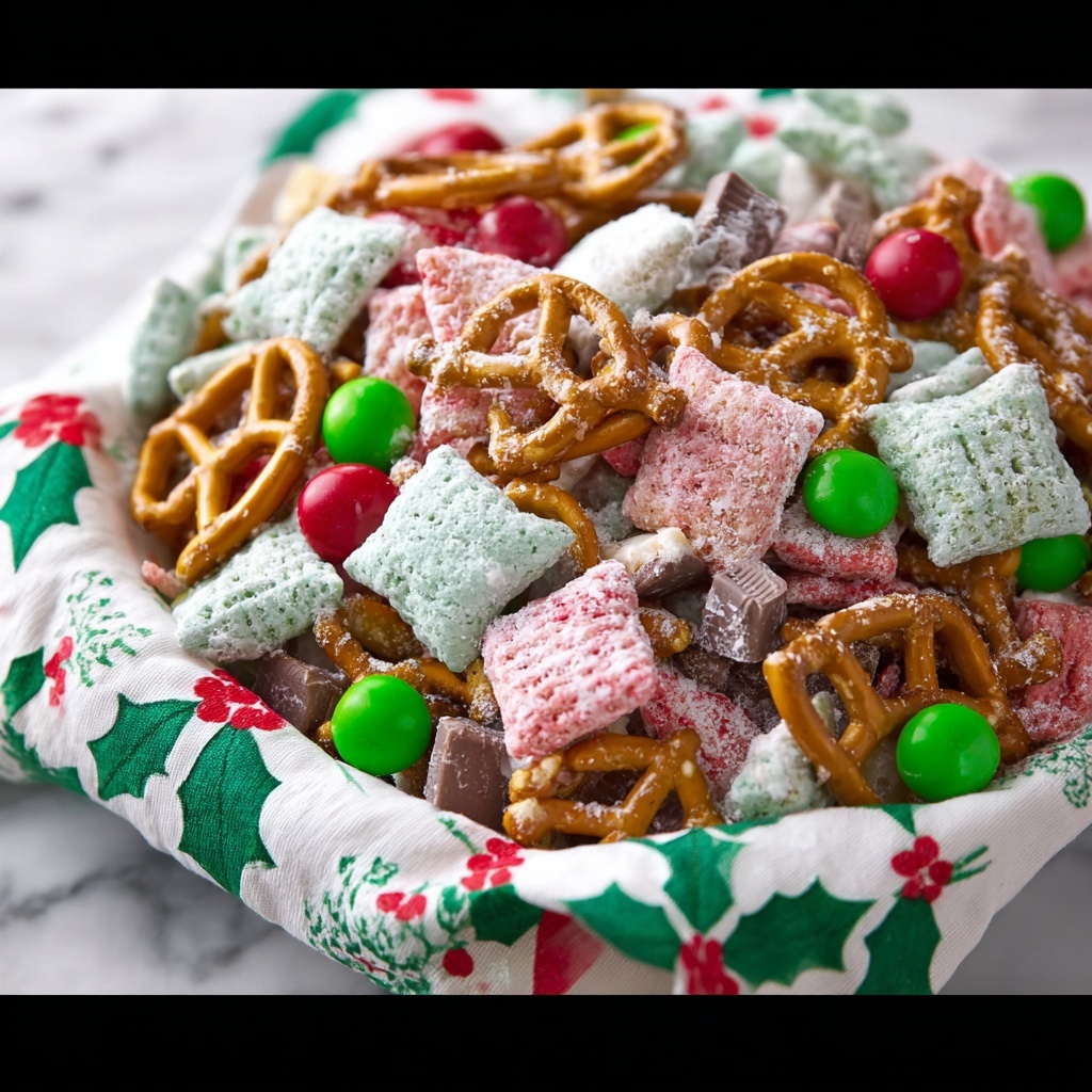 Christmas Reindeer Chex Mix Recipe - Recipe Image
