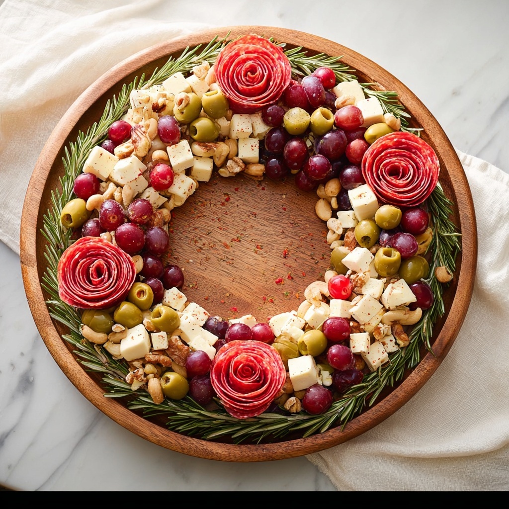 The Best Christmas Charcuterie Wreath Recipe - Recipe Image