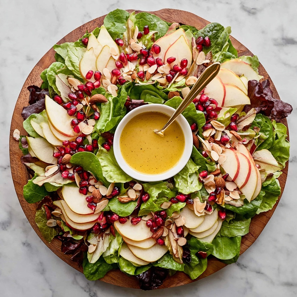 Christmas Salad with Pears, Pomegranate, and Almonds Recipe - Recipe Image