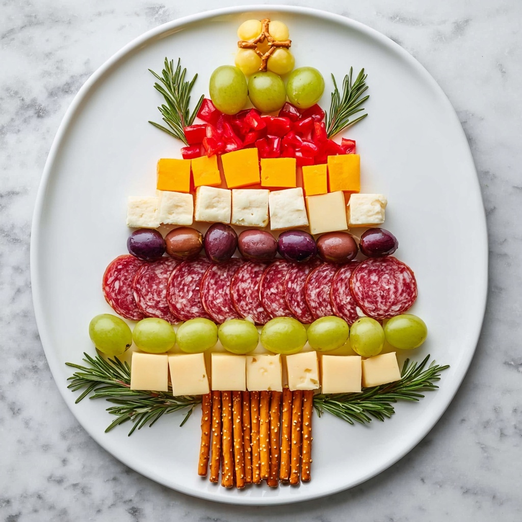 Christmas Tree Appetizer Platter Recipe - Recipe Image