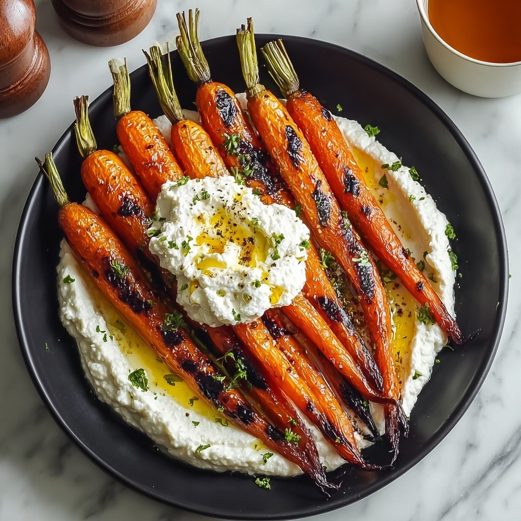 Roasted Carrots with Whipped Ricotta and Hot Honey Recipe - Recipe Image