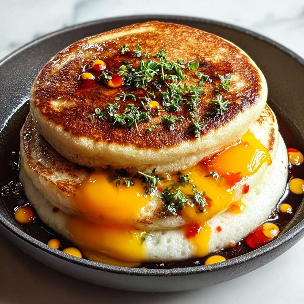 Homemade McGriddle Sandwiches with Bacon, Sausage, and Maple Syrup Recipe - Recipe Image