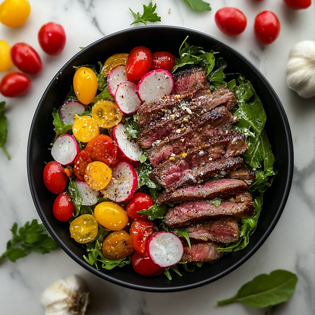 Chopped Salad with Grilled Steak Recipe - Recipe Image