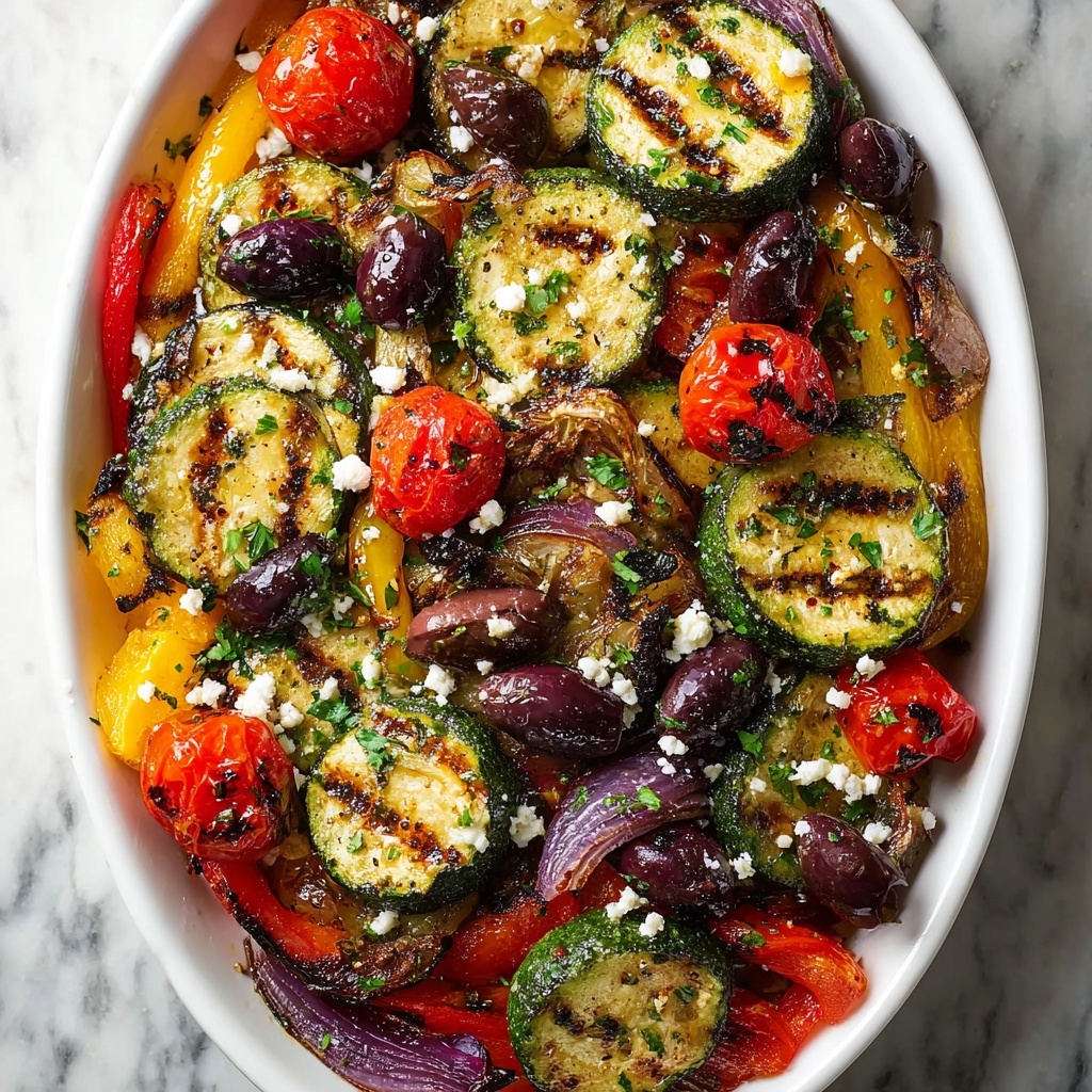 Savory Baked Mediterranean Vegetable Casserole Recipe - Recipe Image