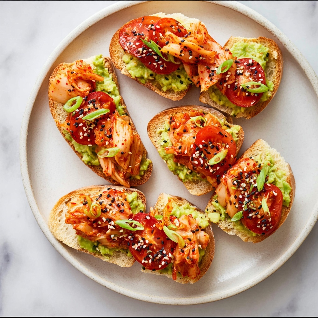 Kimchi Avocado Toast Recipe - Recipe Image