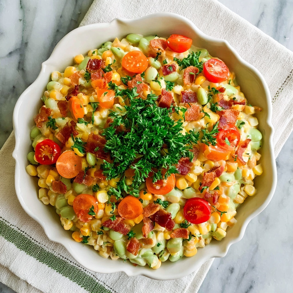 Southern Succotash with White Acre Peas Recipe - Recipe Image