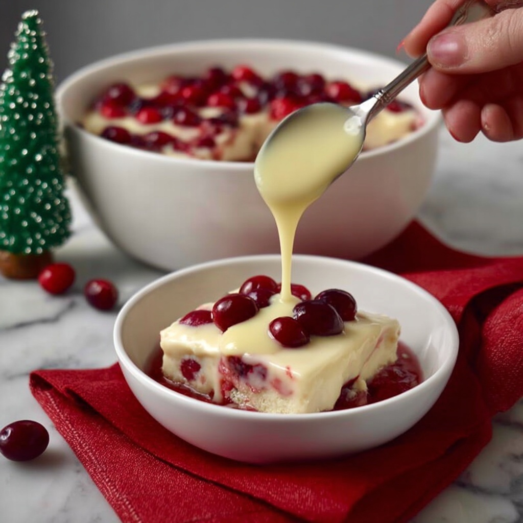 Cranberry Cake with Hard Sauce Recipe - Recipe Image