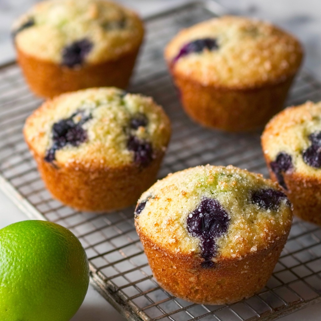 Blueberry Lime Oatmeal Muffins Recipe - Recipe Image