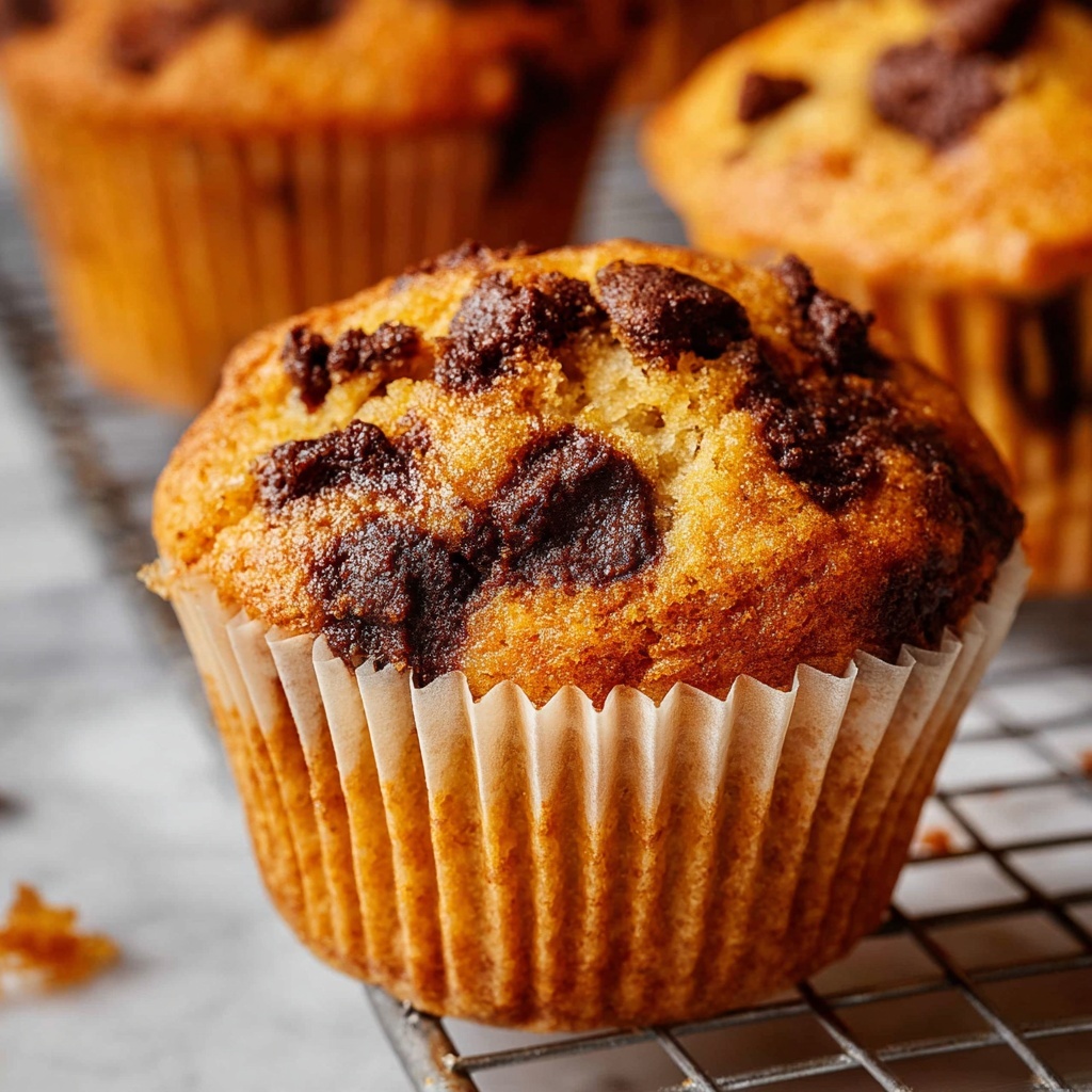 Pumpkin Chocolate Chip Muffins Recipe - Recipe Image