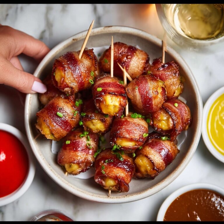 Sweet and Spicy Bacon Wrapped Tater Tots Recipe