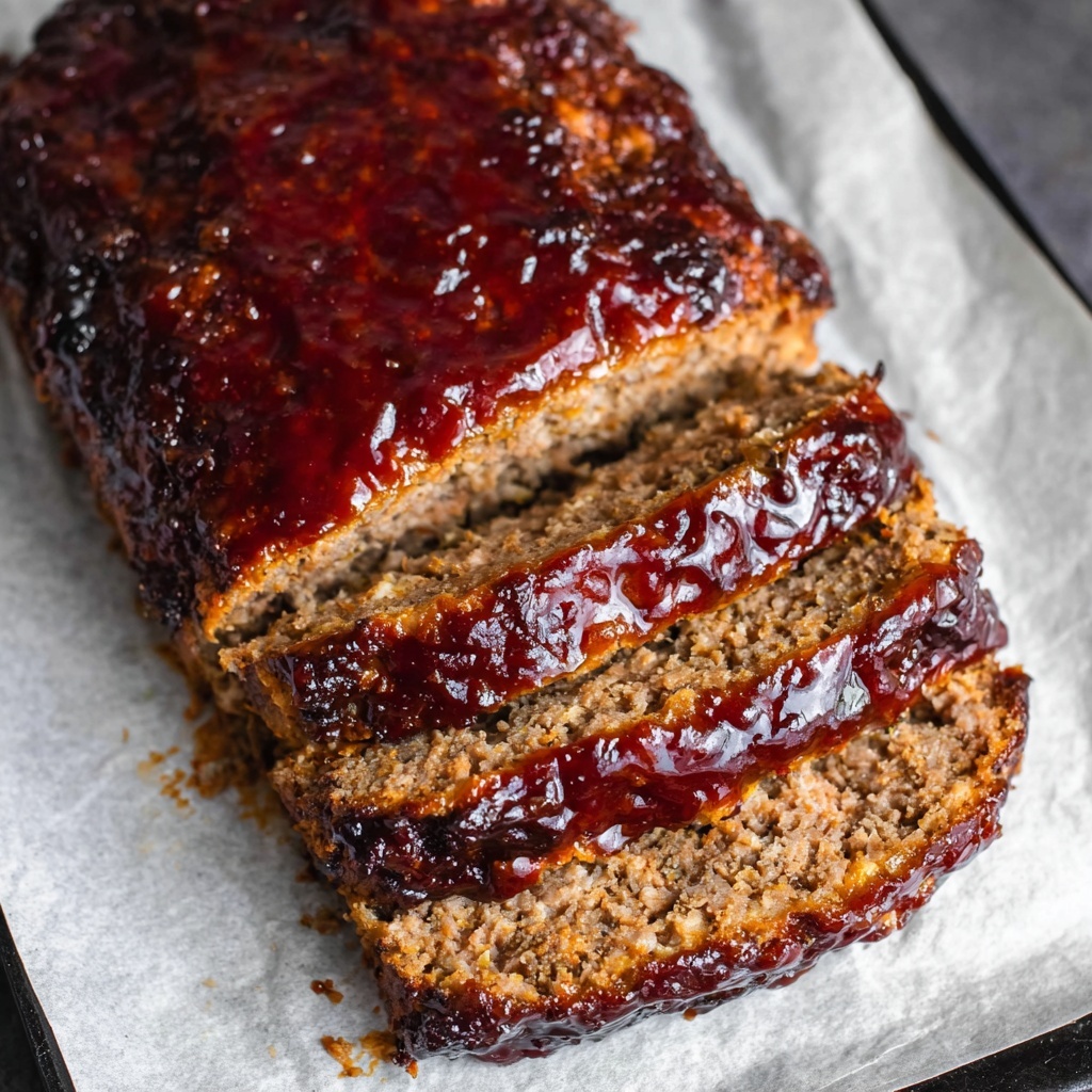 Bacon-Infused Meatloaf with BBQ Glaze Recipe - Recipe Image