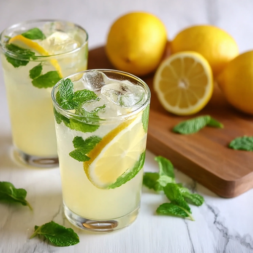 Refreshing Mint Lemonade Recipe - Recipe Image