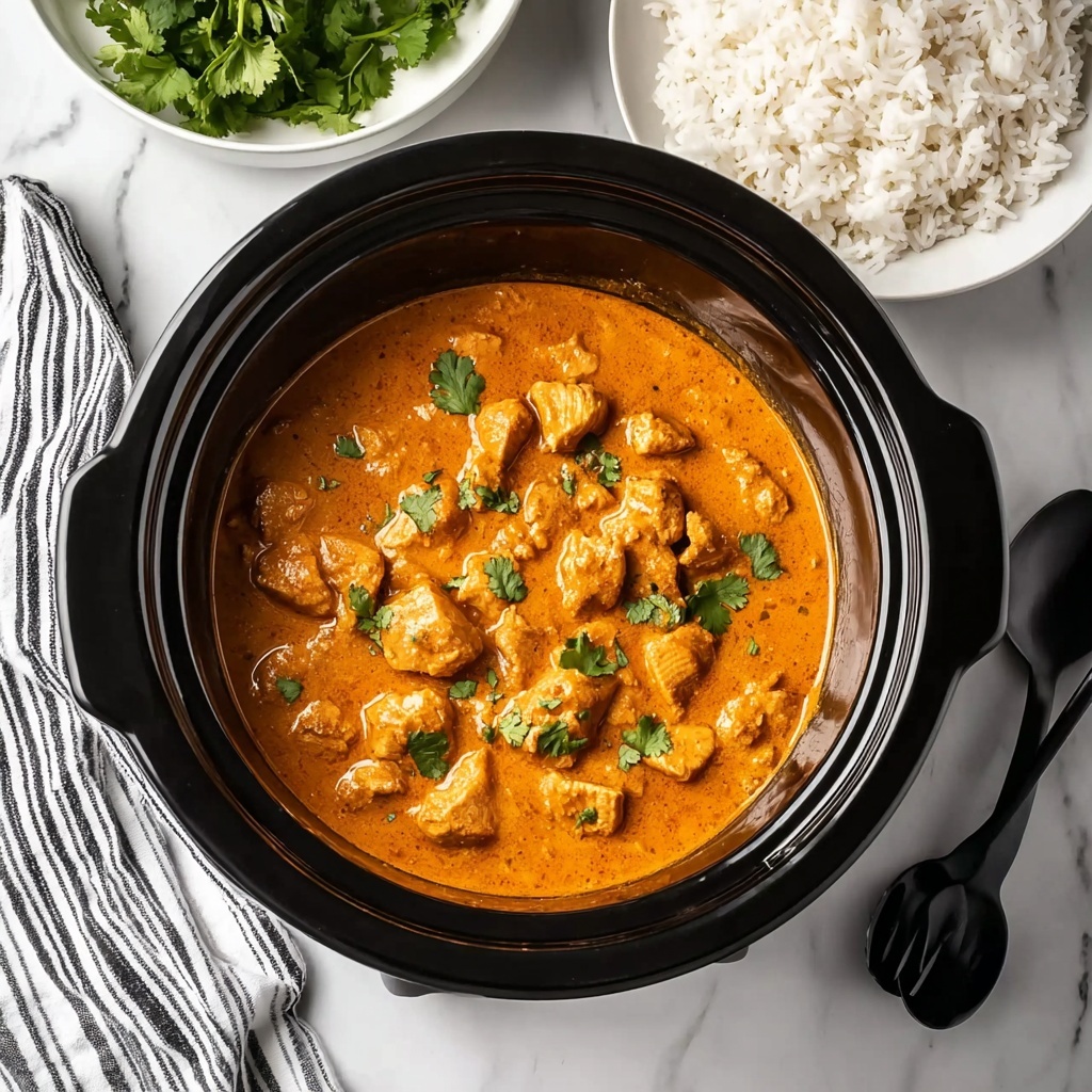 Creamy Crockpot Butter Chicken Recipe - Recipe Image