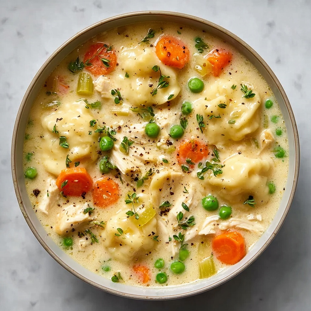 Healthy Chicken Pot Pie Soup Recipe - Recipe Image