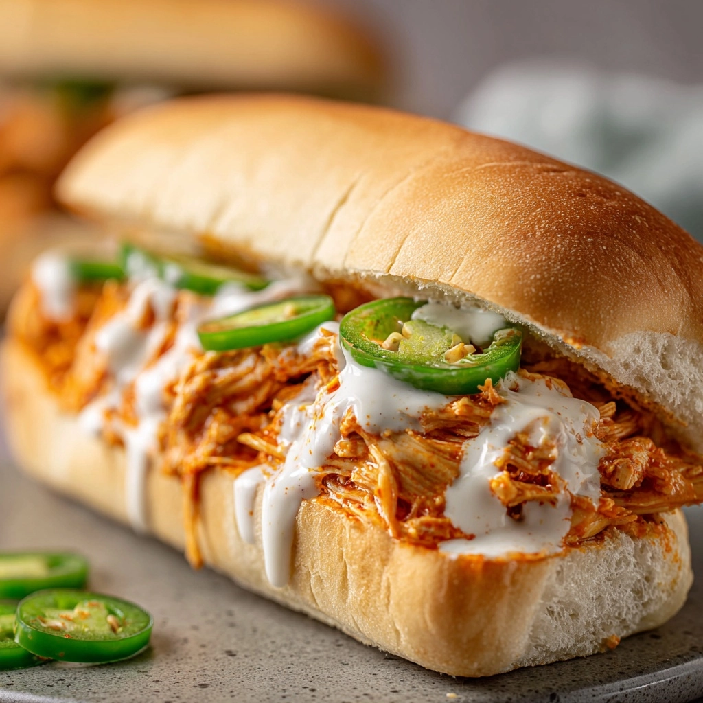 Buffalo Chicken Cheesesteak Recipe - Recipe Image