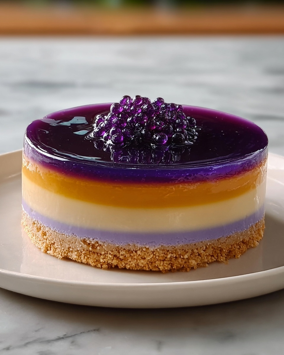 Ube Leche Flan Cake Recipe - Recipe Image