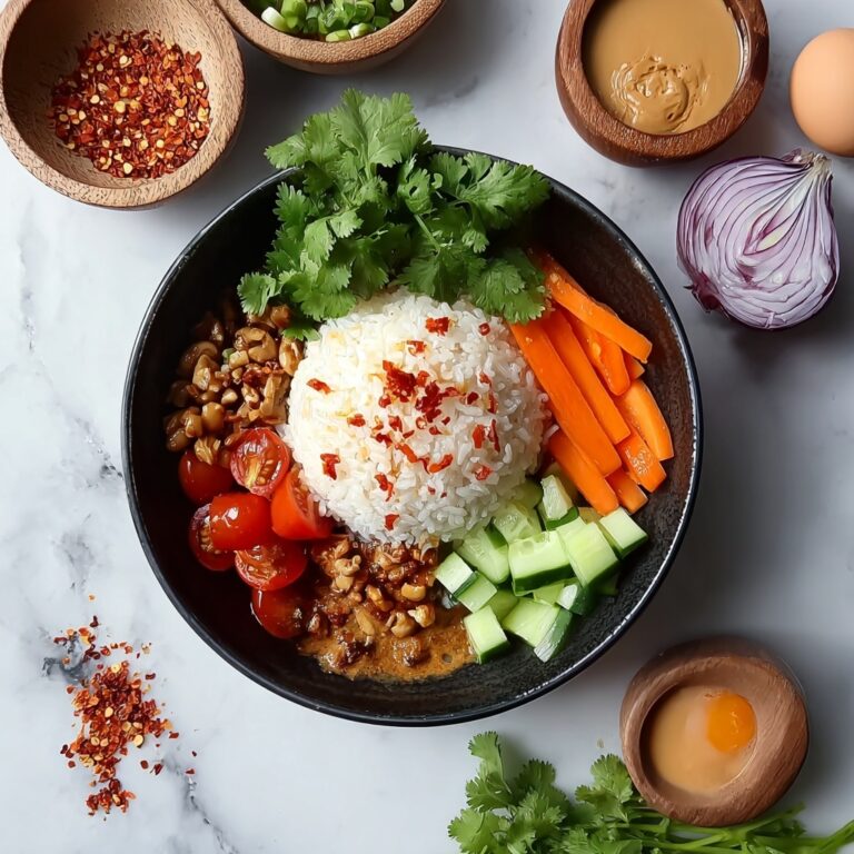 Satay Crispy Rice Salad Recipe