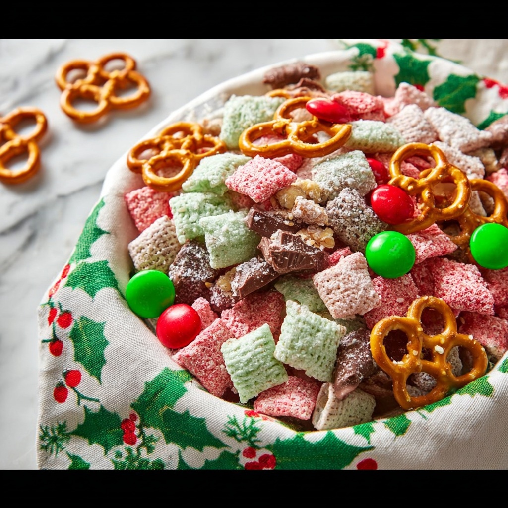 Christmas Reindeer Chex Mix Recipe - Recipe Image