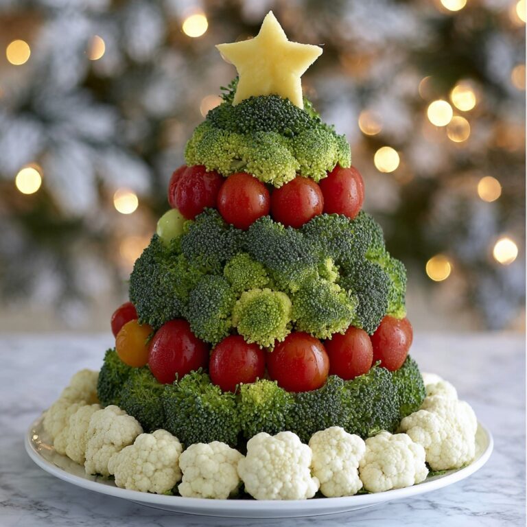 Vegetable Christmas Tree Recipe