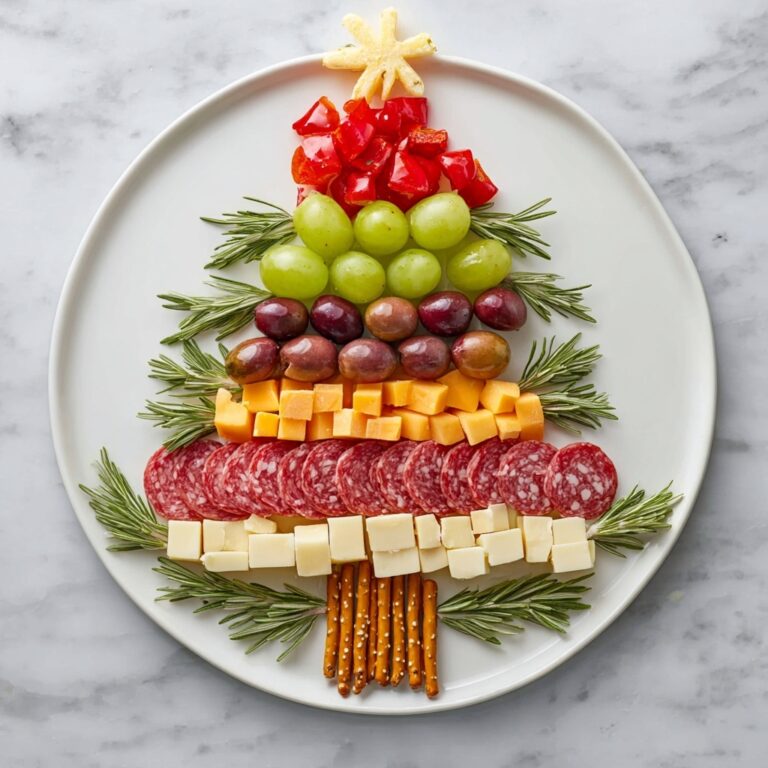 Christmas Tree Appetizer Platter Recipe