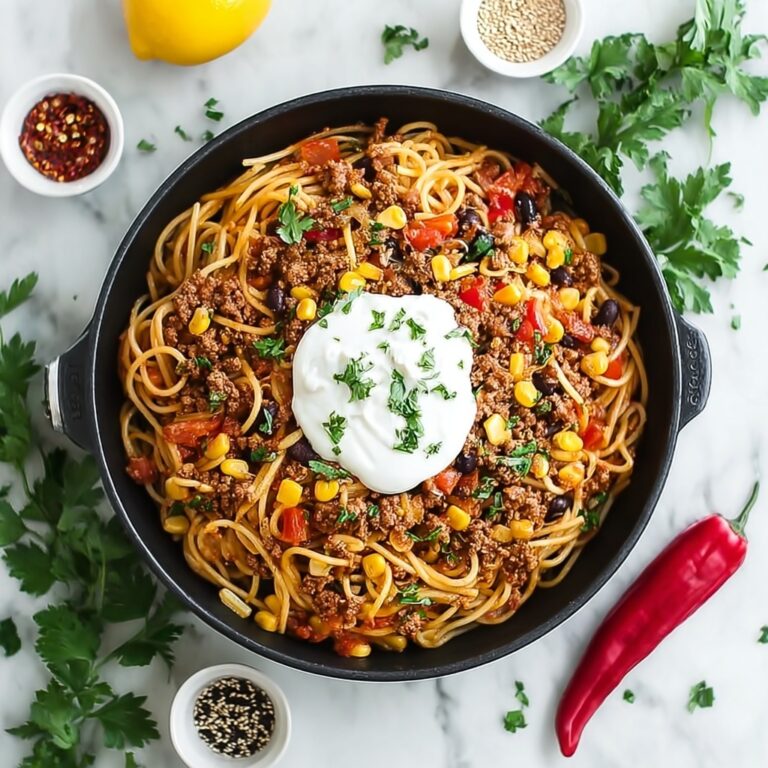 One-Pot Taco Spaghetti Recipe