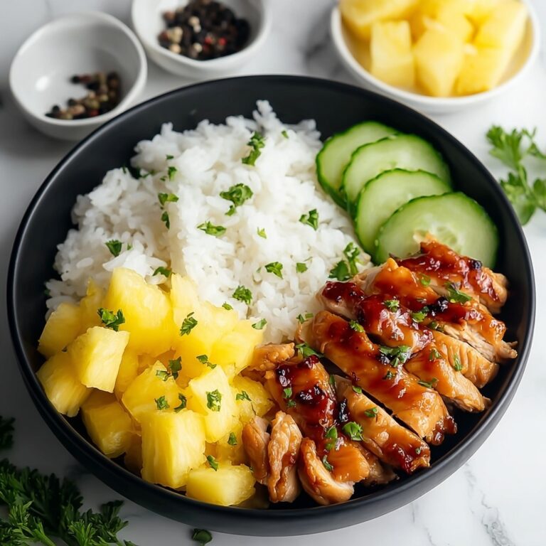 Chicken Teriyaki Pineapple Bowls Recipe