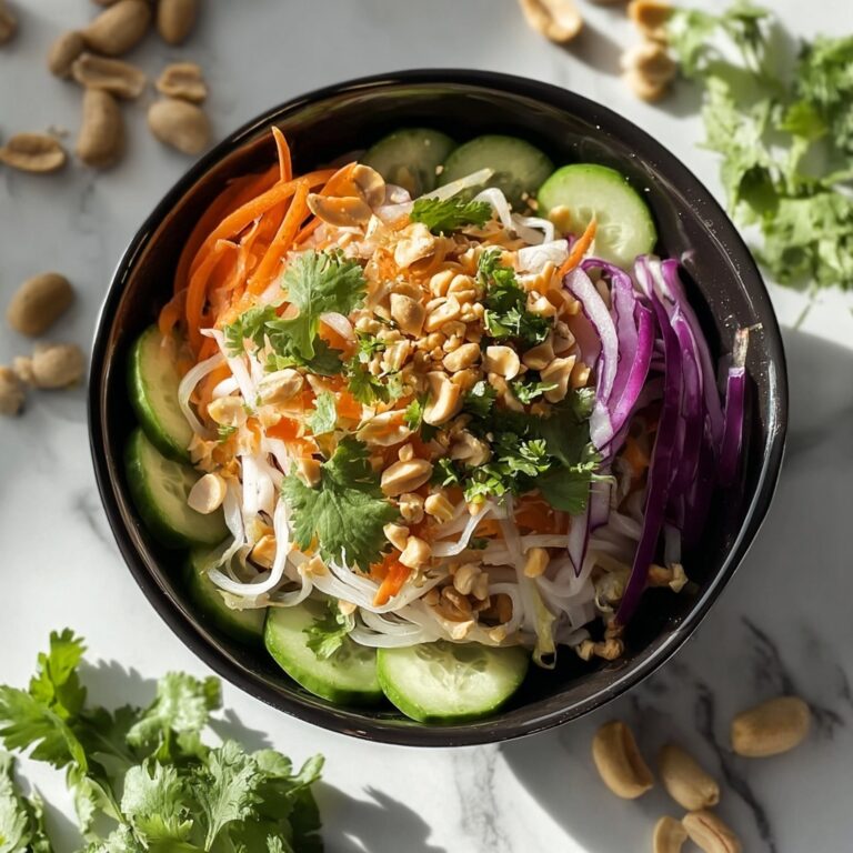 Spring Roll Salad with Peanut Dressing Recipe