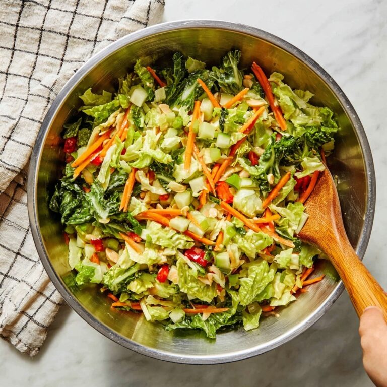 Savoy Cabbage Salad with Toasted Nuts and Ginger-Lime Dressing Recipe