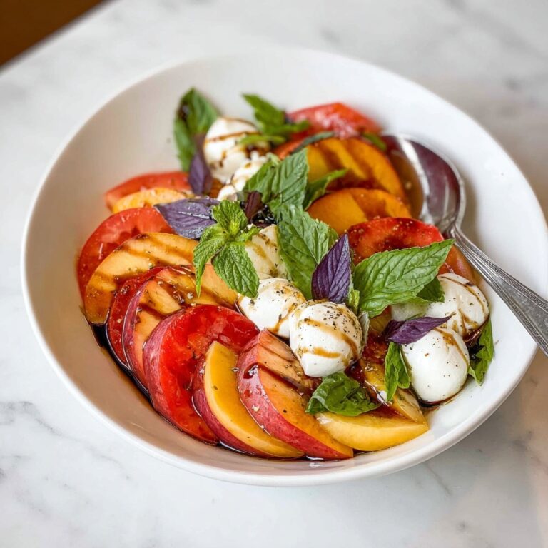 Heirloom Tomato and Stone Fruit Salad with Fresh Mozzarella Recipe