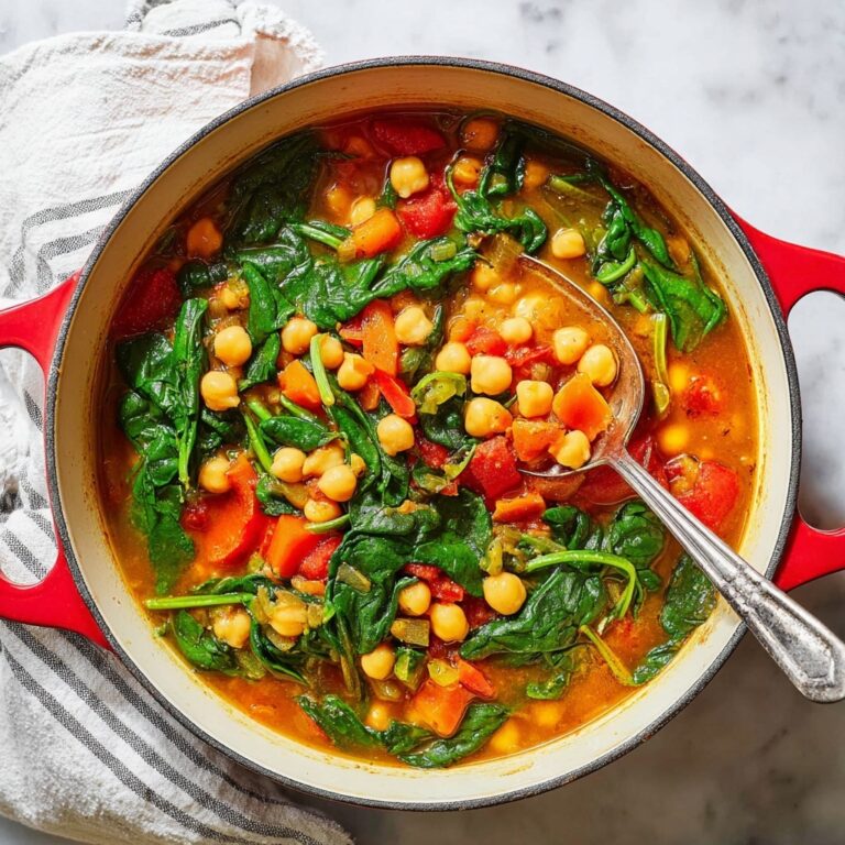 Creamy Chickpea Stew with Vegetables and Herbs Recipe