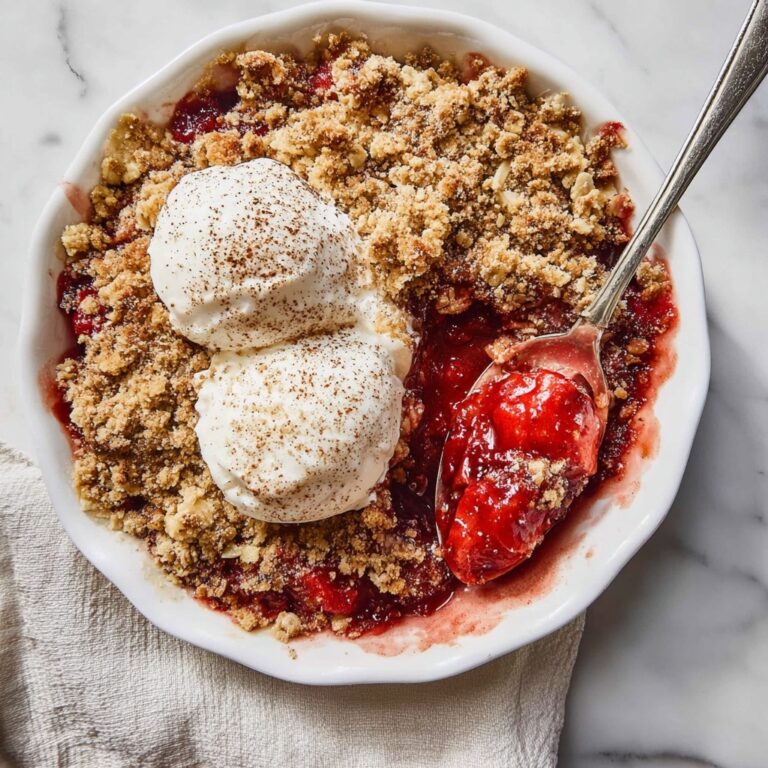 Sour Cherry Crisp Recipe