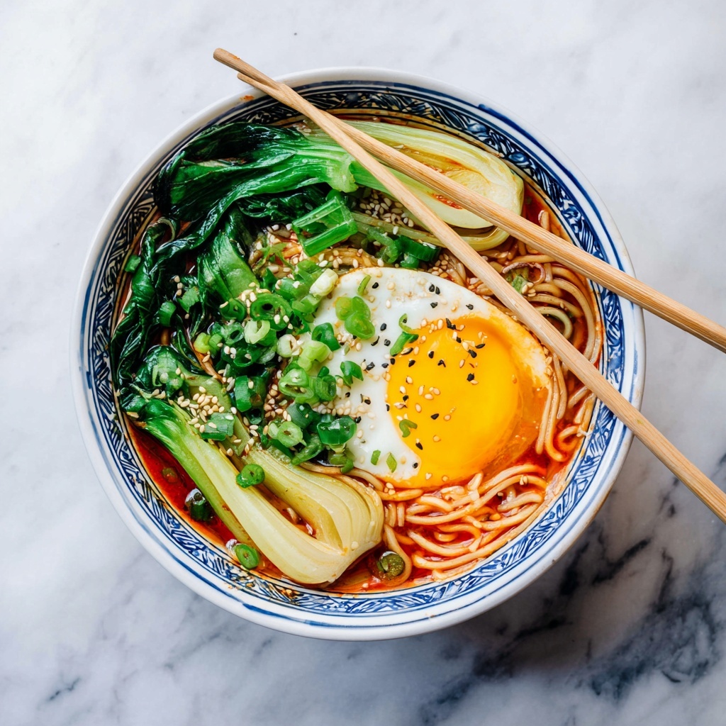 Miso Ramen with Bok Choy Recipe - Recipe Image