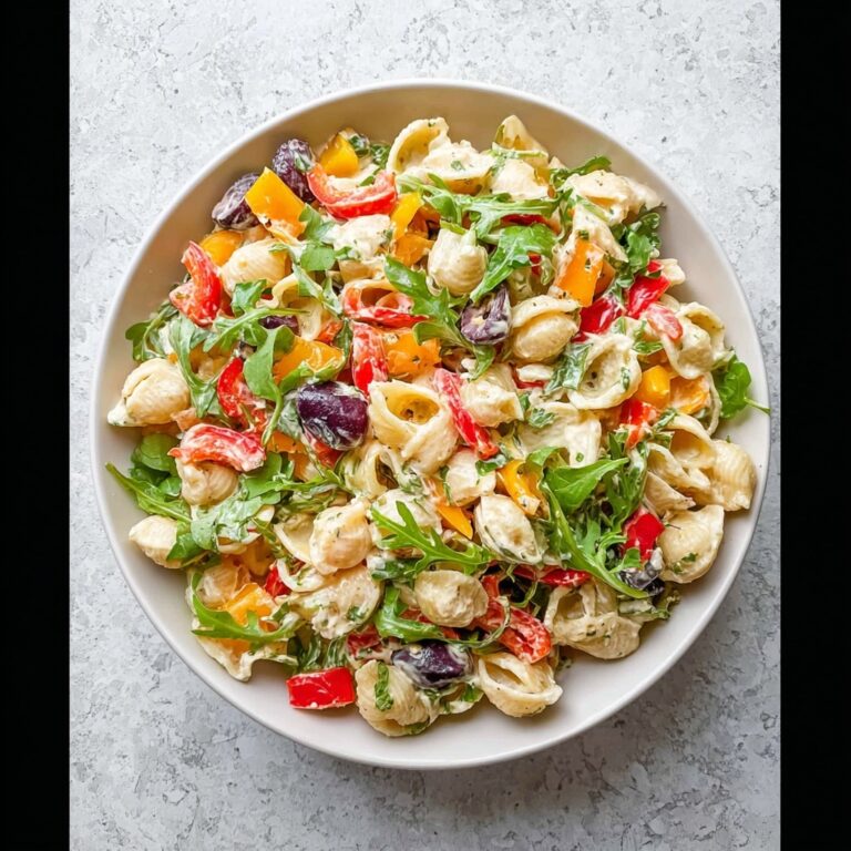 Mediterranean Pasta Salad with Feta, Olives, and Fresh Herbs Recipe