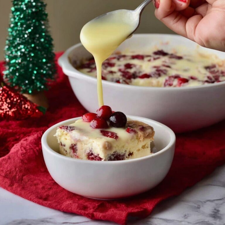 Cranberry Cake with Hard Sauce Recipe