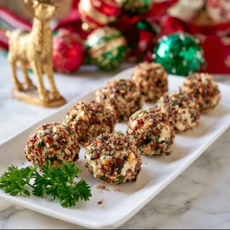 Cranberry Pecan Mini Goat Cheese Balls Recipe