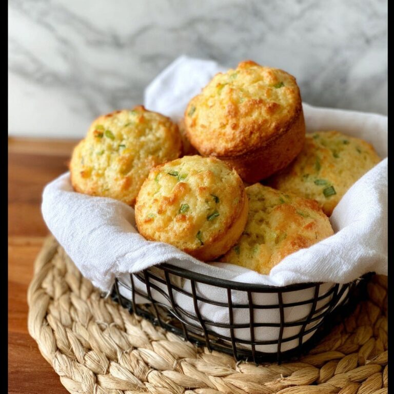 Broccoli Cheddar Cornbread Muffins Recipe