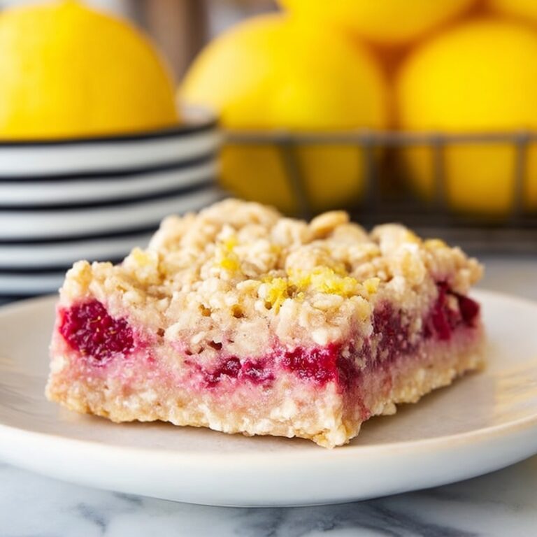 Lemon Raspberry Baked Oatmeal Recipe