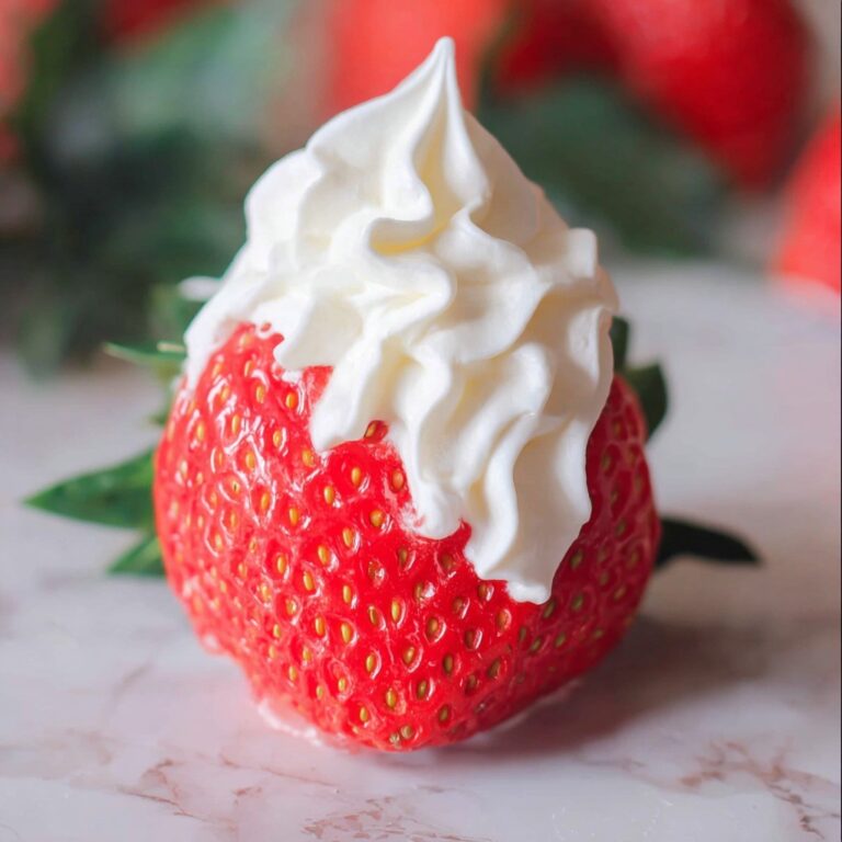 Cheesecake Stuffed Strawberries (Strawberry Blossoms) Recipe