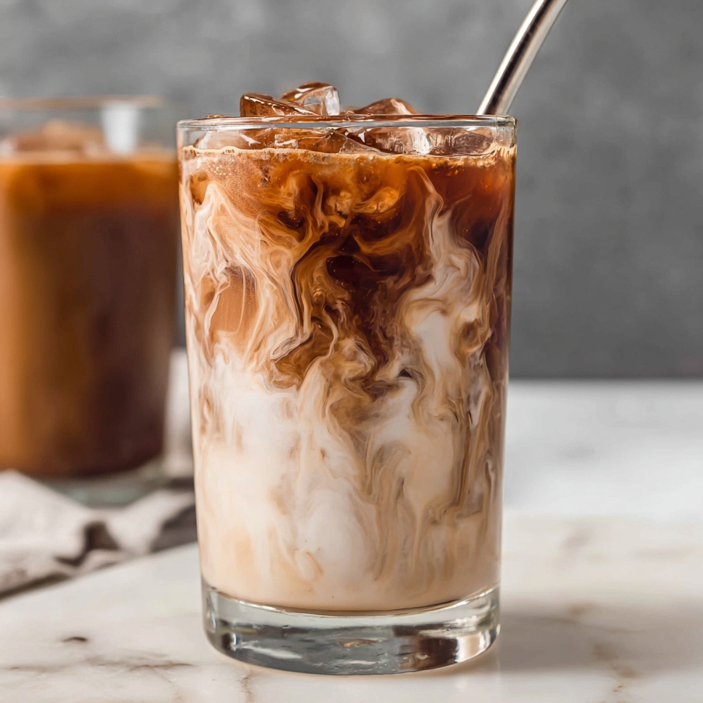 Iced Espresso with Brown Sugar Vanilla Syrup Recipe - Recipe Image
